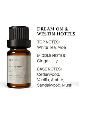 NEW VineVida #1007 Westin Dream On Hotel Fragrance Diffuser Oil Scent Smell NIB